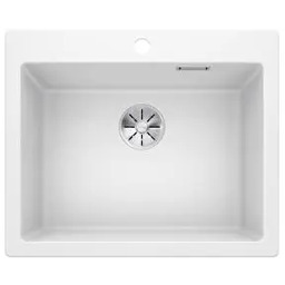 Blanco PLEON 6 521683 Granitowy Biały Zlewozmywak prostokątny