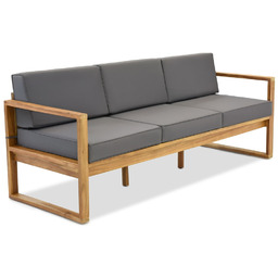 Trzyosobowa sofa z drewna akacjowego Maskat Garden Point