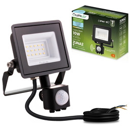 Naświetlacz LED 10W z czujnikiem IP44 6500K biała