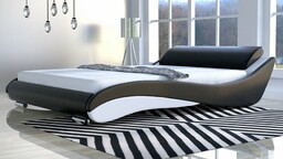 Łóżko do sypialni Stilo-2 Lux Premium skóra naturalna