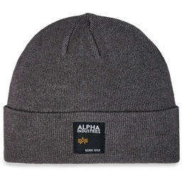 Czapka Alpha Industries Label Beanie 118934 Szary