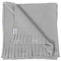 BabyMatex Kocyk TULLY z bawełny, szary (75x100cm)