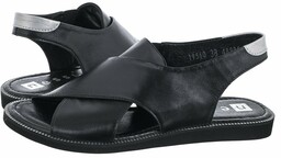 Sandały Nessi Czarne 19560 3 (NE325-a)