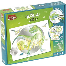 Maped 907058 AQUA''ART-Dino-zestaw do kolorowania, w zestawie 10