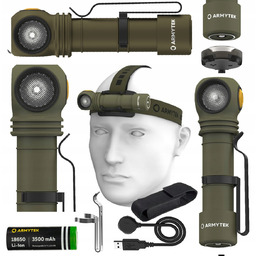 Czołówka lataraka Armytek Wizard C2 Pro White 3w1