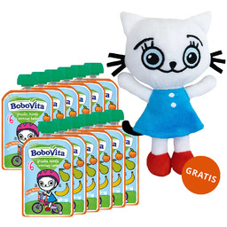 Zestaw BoboVita Kicia Kocia Mus w tubce, gruszka,