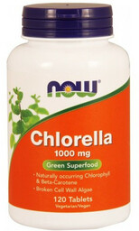 Now Foods Chlorella - Wspiera system odpornościowy -