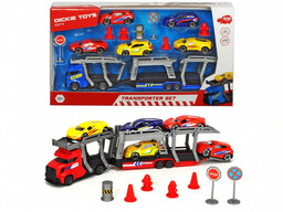 Dickie Toys, City, Zestaw z lawetą i autami