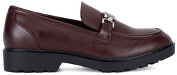 Loafersy Nine West WFA3043-1A Bordowy