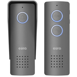 EURA Domofon bezprzewodowy ADP-80A3 grafit