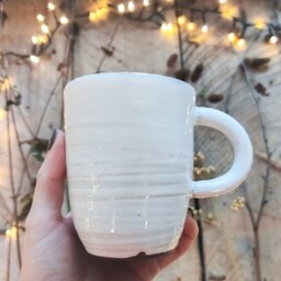 Ceramiczny kubek Pot Pot - Carbon Biały 250