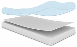 Babymatex Prześcieradło Oxi 70x140 białe z gumką