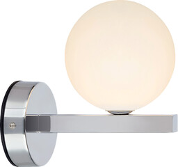 Kinkiet STREAM WALL 1L CHROME/WHITE IP44 107625 -