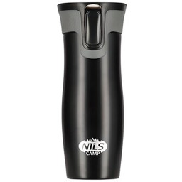 NILS CAMP Kubek termiczny NCC03 Czarny 420 ml