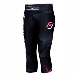 Legginsy Treningowe damskie do Mma Mt Sport 3/4