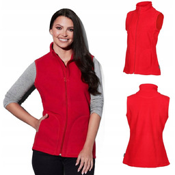 Bluza Kamizelka Bezrękawnik Damski POLAR STEDMAN ST5110 CZERWONY