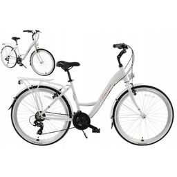 Rower Miejski 26" Kands Venus rama 15" biały