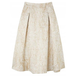 Karen Millen Rozkloszowana Spódnica Beżowa dla Niskich 34