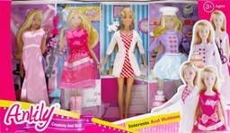 Mega Creative, Lalka 29 cm z akcesoriami, Ubranka,