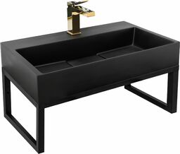 Rea UMYWALKA KONGLOMERATOWA NABLATOWA GOYA BLACK MAT 70CM