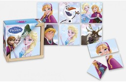 Brimarex Drewniane puzzle w pudełku Frozen Kraina lodu