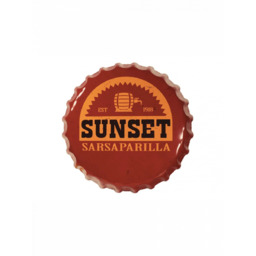 Tabliczka metalowa Fallout - Sunset Sarsaparilla