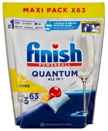Tabletki do zmywarki Finish Quantum cytrynowe 63 tabletki