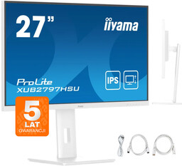 Biały monitor iiyama ProLite XUB2797HSU-W2 27" IPS LED