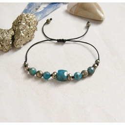 Pakamera Amulet - KONCENTRACJA - apatyt, piryt