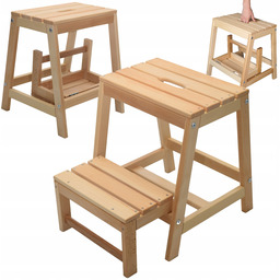 Składany Stołek Taboret Wielofunkcyjny Ze Schodkiem Stopniem