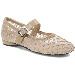 Filippo Baleriny damskie, cholewka z materiału tekstylnego siateczkowego