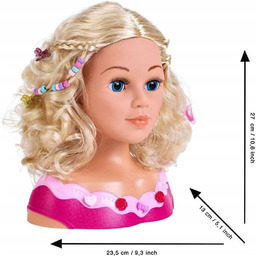 Klein Princess Coralie Głowa do stylizacji 27 cm