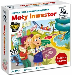 KAPITAN NAUKA Gra planszowa Mały inwestor