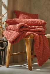 Blanc Des Vosges Pled bawełniany Everest Pomarańczowy