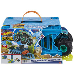 Hot Wheels, Monster Trucks, Przenośny zestaw kaskaderski Mega