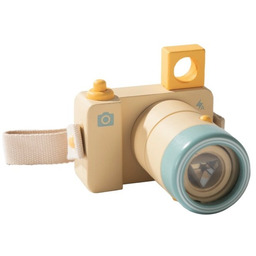 Drewniany Aparat Fotograficzny Camera Dla Dzieci Kalejdoskop Prezent