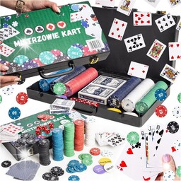 POKER ZESTAW DO GRY W POKERA TEXAS 300