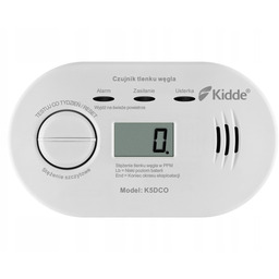 Czujnik tlenku węgla (czadu) Kidde K5DCO