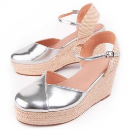 Montevita Wedge Sparto Balenci3 Srebrny