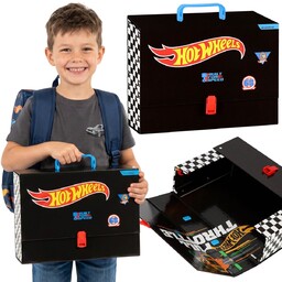 Hot Wheels GRUBA, szkolna teczka z rączką XXL