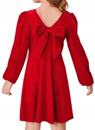Piękna Czerwona Sukienka Dla Dziewczynki Melissa