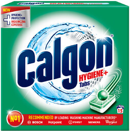 Calgon Hygiene+ Plus Tabletki Odkamieniacz do Pralki 15szt