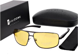 POLARZONE Męskie Rozjaśniające okulary do Jazdy Nocą
