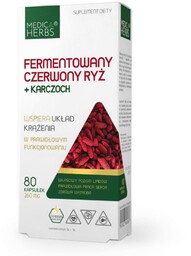 MEDICA HERBS Fermentowany Czerwony Ryż + Karczoch suplement