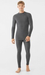Komplet bielizny męskiej termoaktywnej z wełny merino