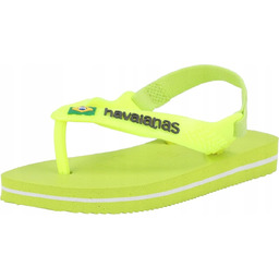 Havaianas Dziecięce Japonki Zielone Na Basen Gumowe 23-24