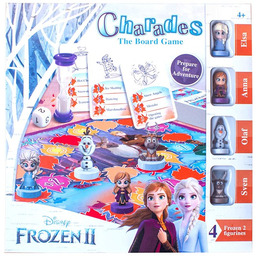 Disney Frozen 2 rodzinna gra planszowa Charades dzieci
