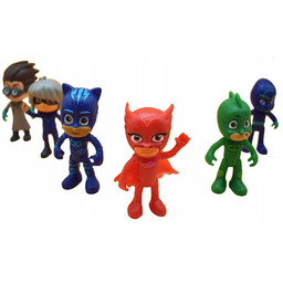 Zestaw Figurek Pjmasks Pidżamersi Mix 6 Figurek