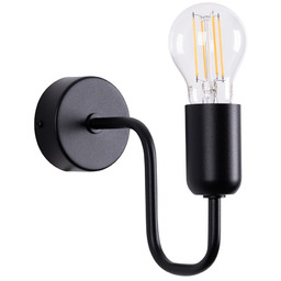 Vector czarny - Sollux Lighting - lampa ścienna