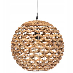 Lampa Sufitowa pleciony klosz Hiacynt Wodny Boho Wisząca
